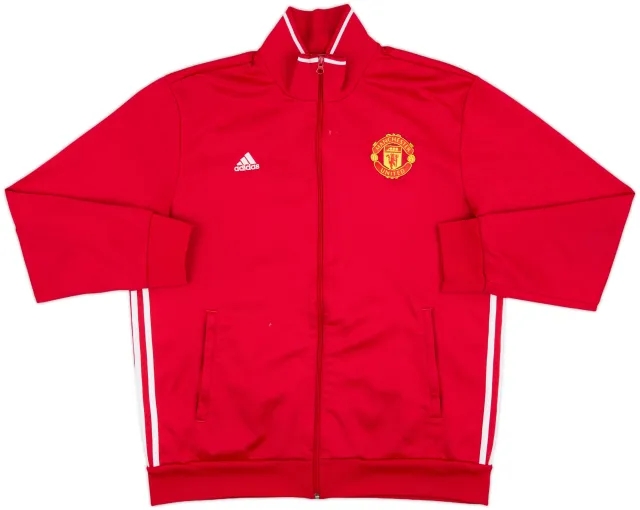 2016-17 Manchester United adidas Track Jacket - 7/10 - (XL)