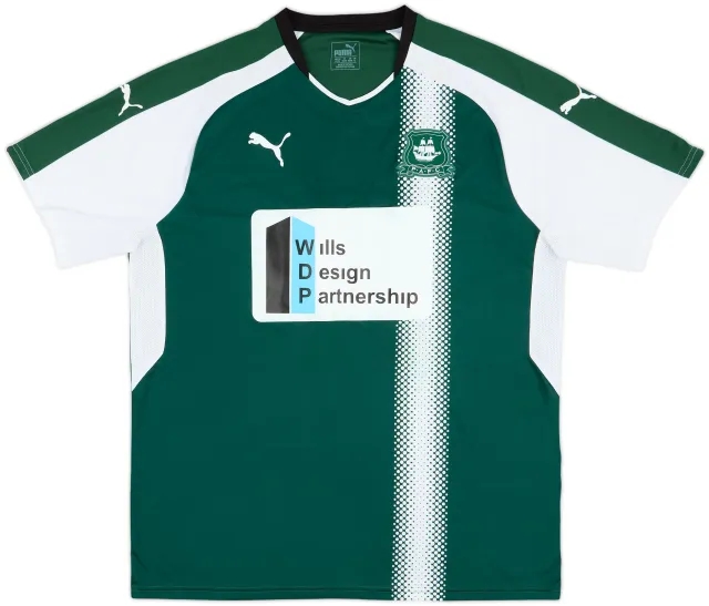 Puma Plymouth Argyle Mens SS Home Shirt 2017/18