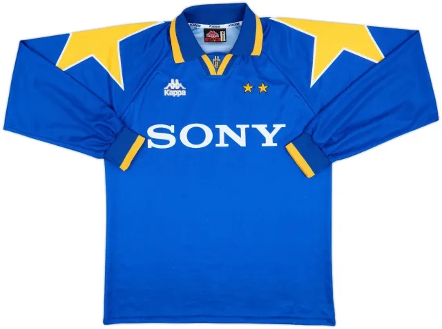 1995-96 Juventus Away L/S Shirt - 8/10 - (L)