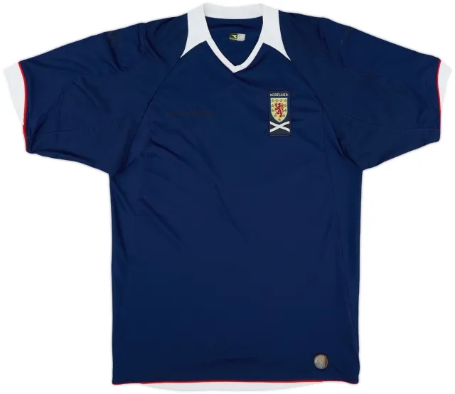 Diadora Scotland Mens SS Home Shirt 2008