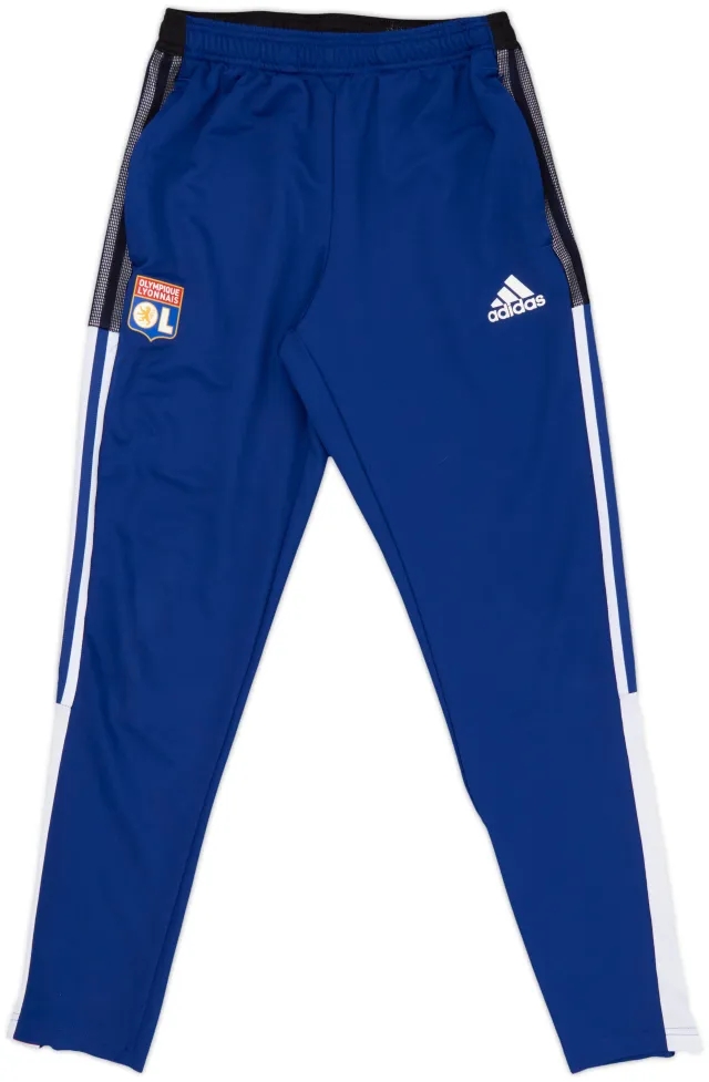 2021-22 Lyon adidas Track Pants/Bottoms - 9/10 - (S)