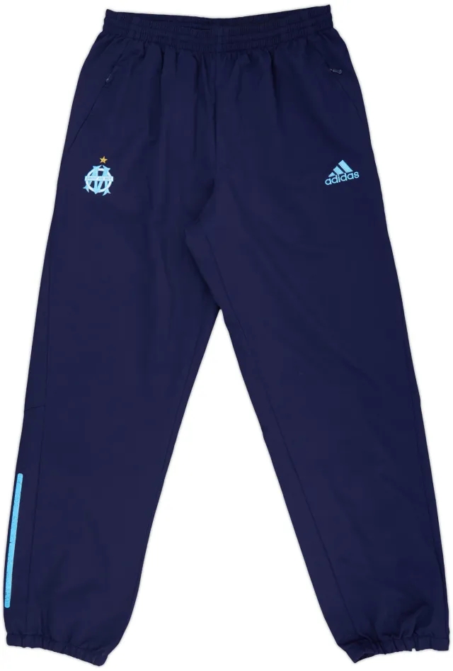 2002-03 Olympique Marseille adidas Track Pants/Bottoms - 7/10 - (XL)