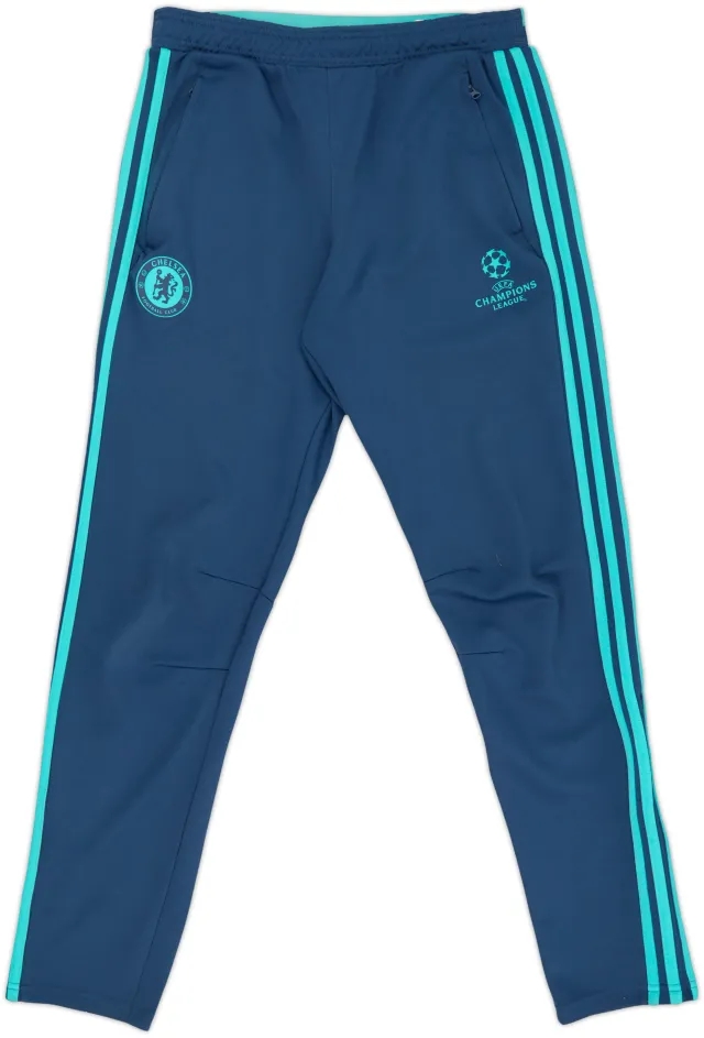 2015-16 Chelsea CL adidas Track Pants/Bottoms - 9/10 - (M)
