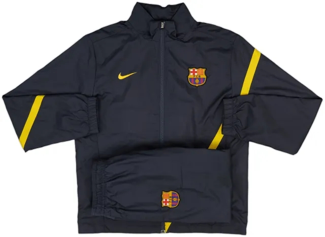2011-12 Barcelona Nike Tracksuit - 8/10 - (M.Boys)