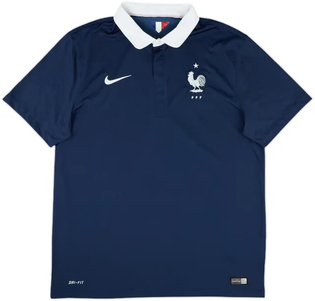 Nike France Mens SS Home Shirt 2014