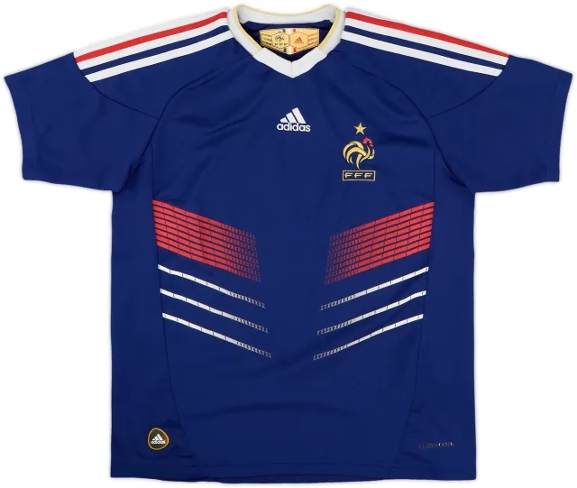 adidas France Boys SS Home Shirt 2009