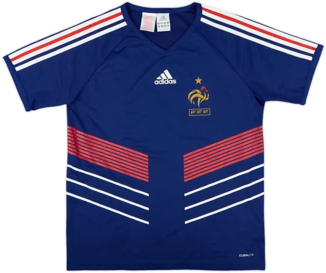 adidas France Boys SS Home Shirt 2009