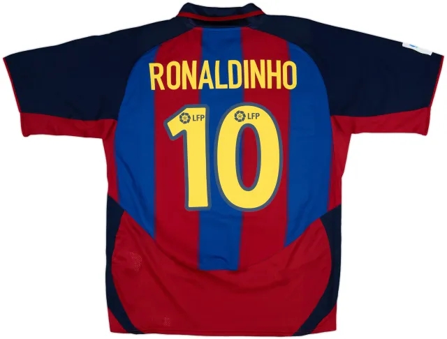 Nike Barcelona Mens SS Home Shirt 2003/04