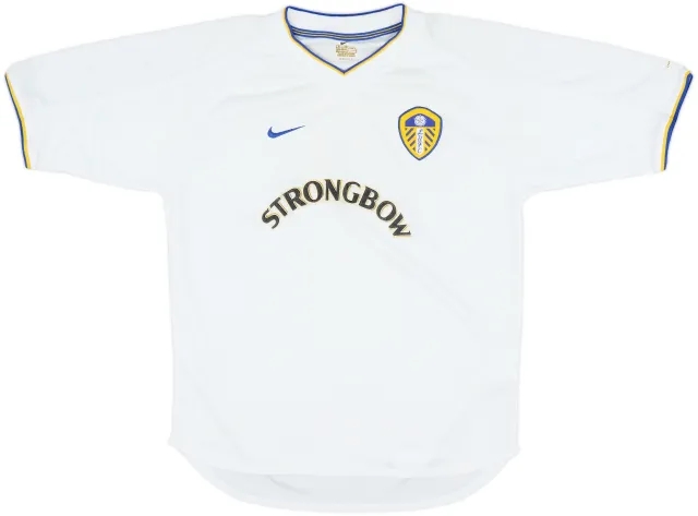 Nike Leeds United Boys SS Home Shirt 2000/02