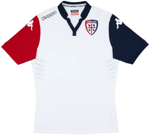2015-16 Cagliari Authentic Away Shirt - 9/10 - (XXL)
