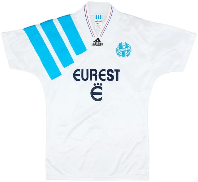 1992-93 Olympique Marseille Home Shirt - 10/10 - (S)