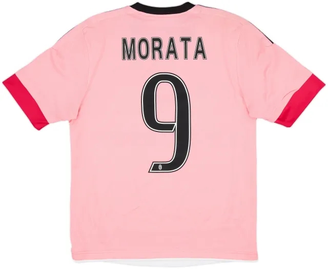 2015-16 Juventus Away Shirt Morata #9 - 8/10 - (S)