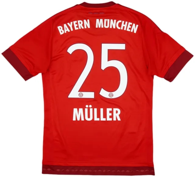 adidas Bayern Munich Mens SS Home Shirt 2015/16