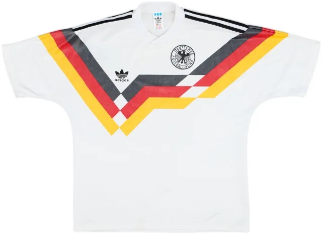 adidas Germany Mens SS Home Shirt 1988