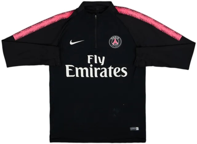 2018-19 Paris Saint-Germain Nike 1/4 Zip Drill Top - 5/10 - (M)