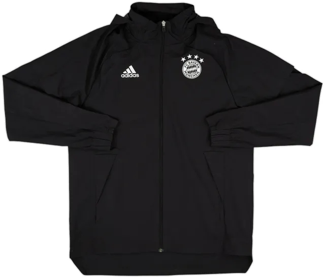 2020-21 Bayern Munich adidas Hooded Rain Jacket - 7/10 - (M)