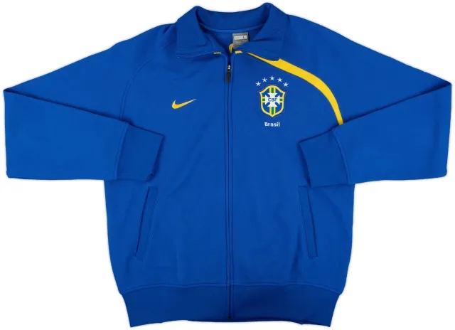 2008-09 Brazil Nike Track Jacket - 9/10 - (L)