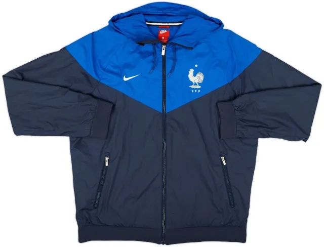 2018-19 France Nike Hooded Track Jacket - 7/10 - (L)