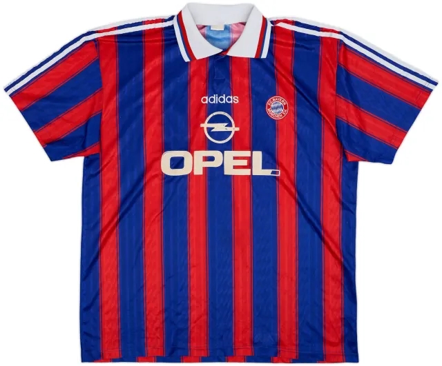 adidas Bayern Munich Mens SS Home Shirt 1995/97