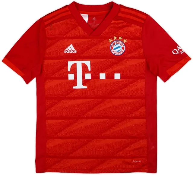 adidas Bayern Munich Boys SS Home Shirt 2019/20
