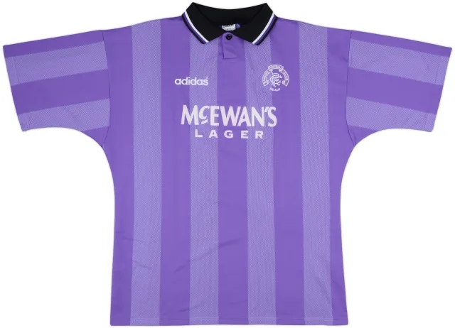 adidas Rangers Mens SS Home European Shirt 1994/95