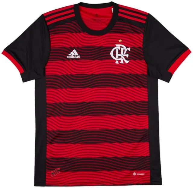 adidas Flamengo Mens SS Home Shirt 2022/23
