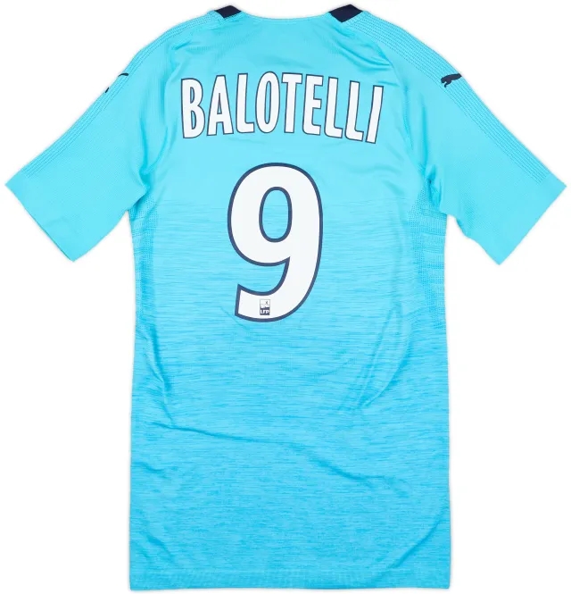 2018-19 Olympique Marseille Authentic EvoKnit Player Issue Third Shirt Balotelli #9 - 10/10 - (S)