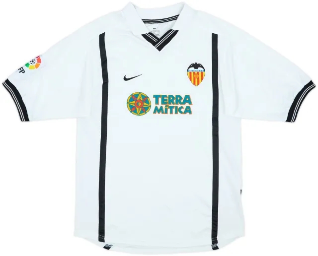 Nike Valencia Boys SS Home Shirt 2000/01
