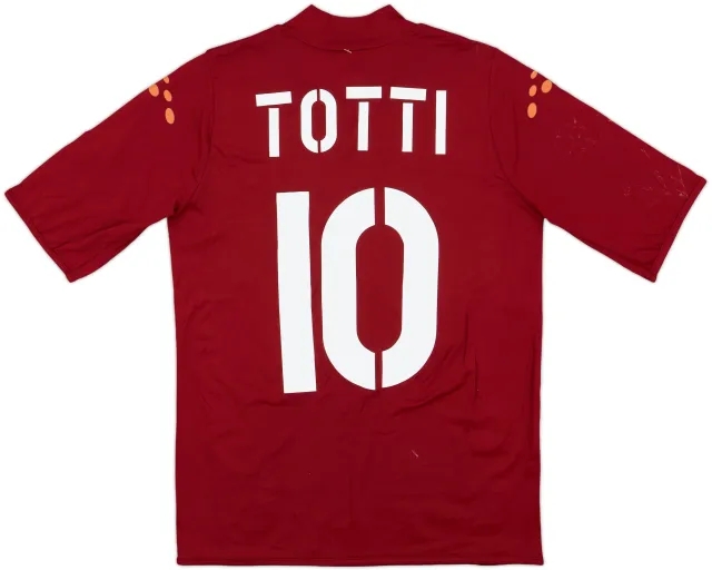2003-04 Roma Home Shirt Totti #10 - 7/10 - (S)