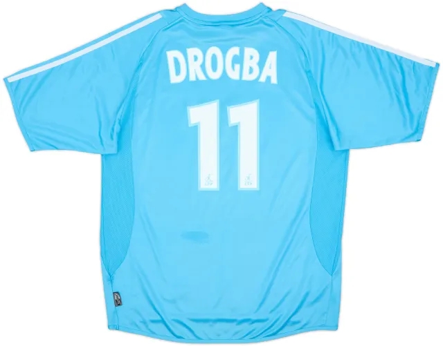 2003-04 Olympique Marseille Away Shirt Drogba #11 - 8/10 - (M)