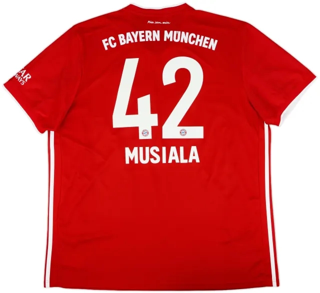 adidas Bayern Munich Mens SS Home Shirt 2020/21
