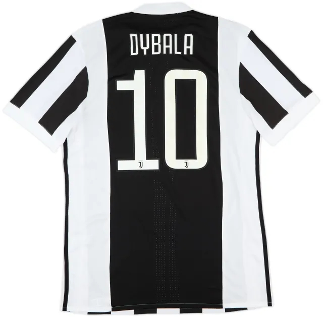 2017-18 Juventus Authentic Home Shirt Dybala #10 - 10/10 - (L)