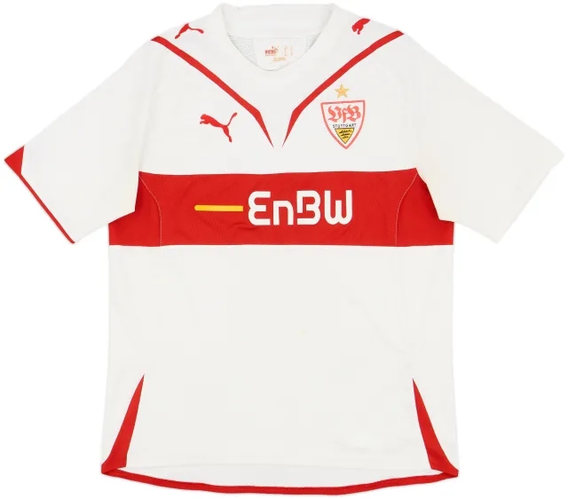 Puma Stuttgart Mens SS Home Shirt 2009/10