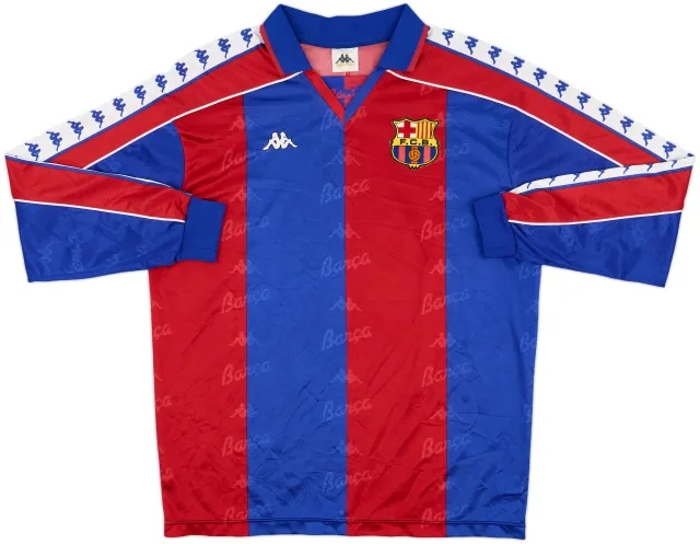 Kappa Barcelona Mens LS Home Shirt 1992/93