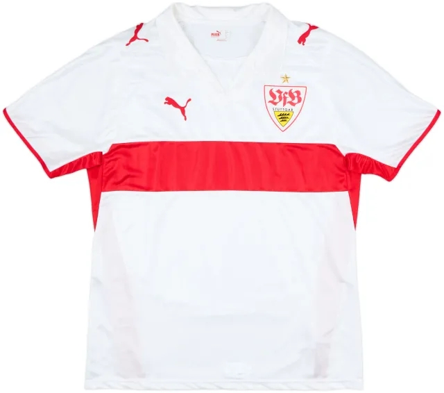 Puma Stuttgart Mens SS Home Shirt 2007/08