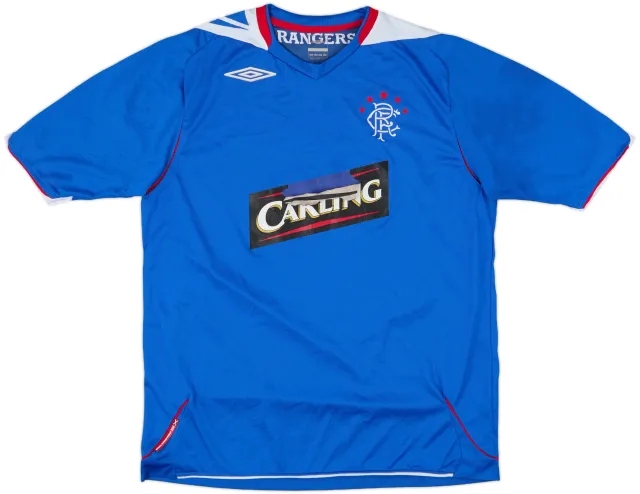 Umbro Rangers Mens SS Home Shirt 2006/07