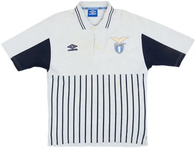 1994-95 Lazio Umbro Polo Shirt - 9/10 - (L)