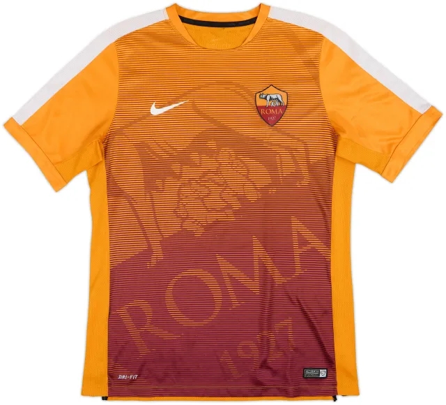 2015-16 Roma Nike Training Shirt - 8/10 - (L)