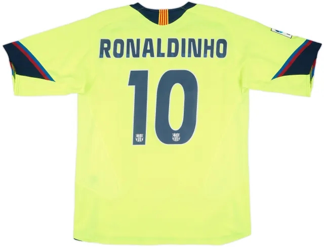 Nike Barcelona Mens SS Away Shirt 2005/06