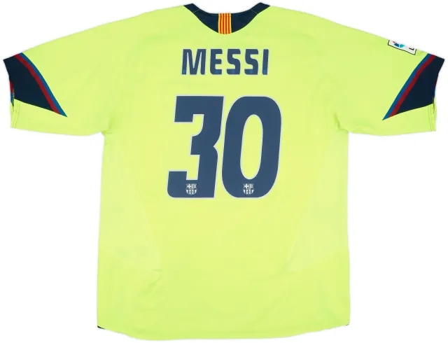 Nike Barcelona Mens SS Away Shirt 2005/06
