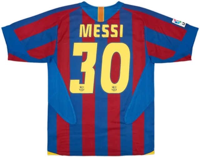 Nike Barcelona Mens SS Home Shirt 2005/06
