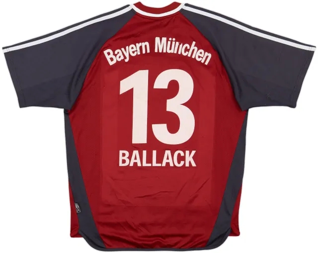 adidas Bayern Munich Mens SS Home Shirt 2002/03