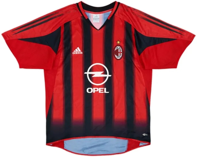 2004-05 AC Milan Home Shirt - 5/10 - (M)
