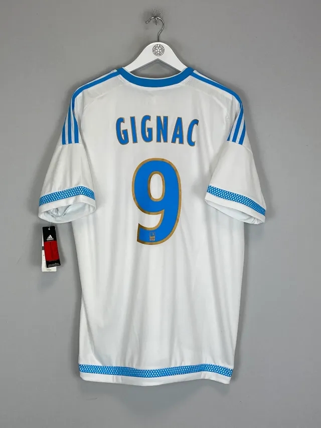2015/16 MARSEILLE GIGNAC #9 *BNWT* HOME SHIRT (XL) ADIDAS | CULT KITS