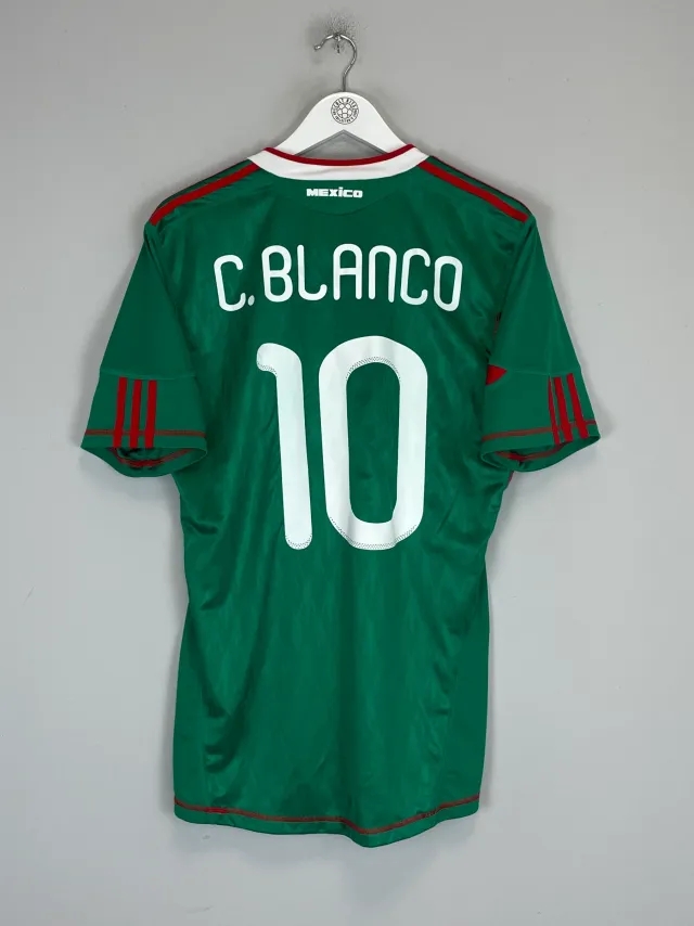 2010 MEXICO C.BLANCO #10 HOME SHIRT (M) ADIDAS | CULT KITS