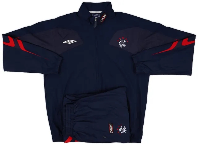 2008-09 Rangers Umbro Full Tracksuit - 6/10 - (L)