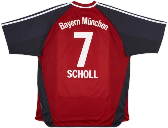 adidas Bayern Munich Mens SS Home Shirt 2001/02