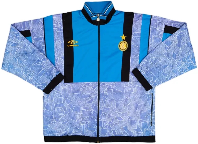 1995-96 Inter Milan Umbro Track Jacket - 9/10 - (L)