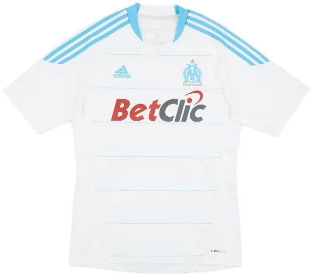 2010-11 Olympique Marseille Home Shirt Gignac #10 - 9/10 - (S)
