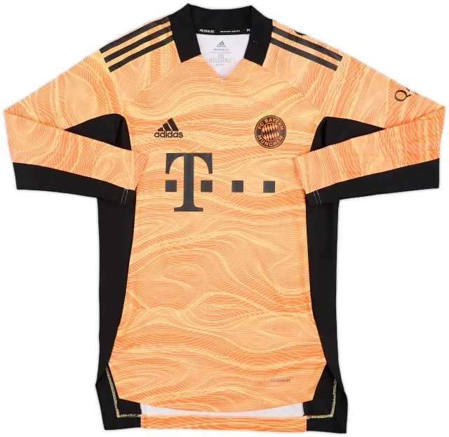 adidas Bayern Munich Mens LS Goalkeeper Home Shirt 2021/22